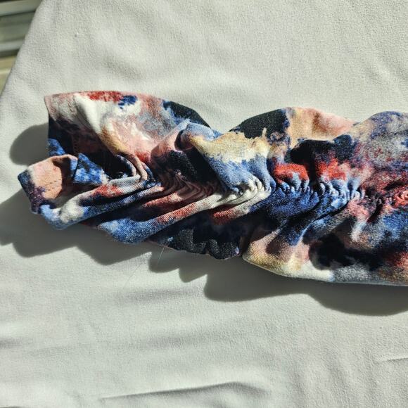 Philosophy Size Sm Abstract Print Asymmetrical Hem Tunic Top Multicolor Stretch - Picture 6 of 9